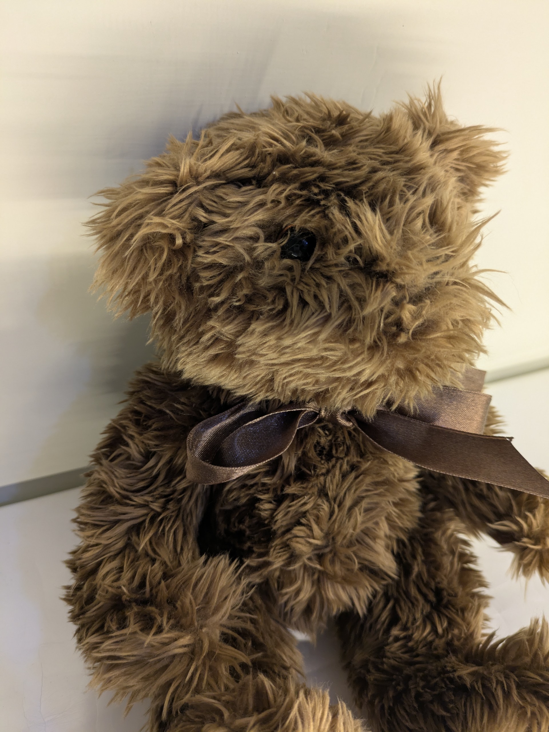Viral Chocolate Brown Teddy Bear with Premium Curly Fur Brown Bear - Image 4