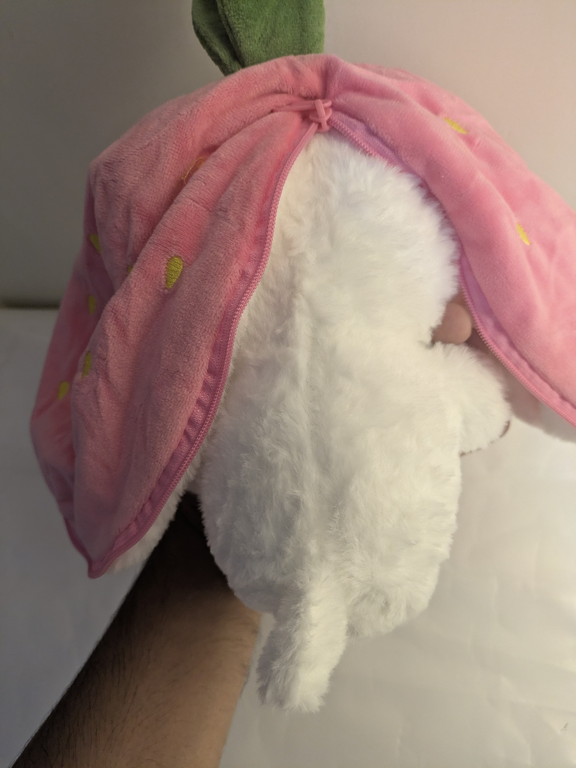 Instagram Viral Reversible Strawberry Bunny Plush | Kawaii 2-in-1 - Image 5