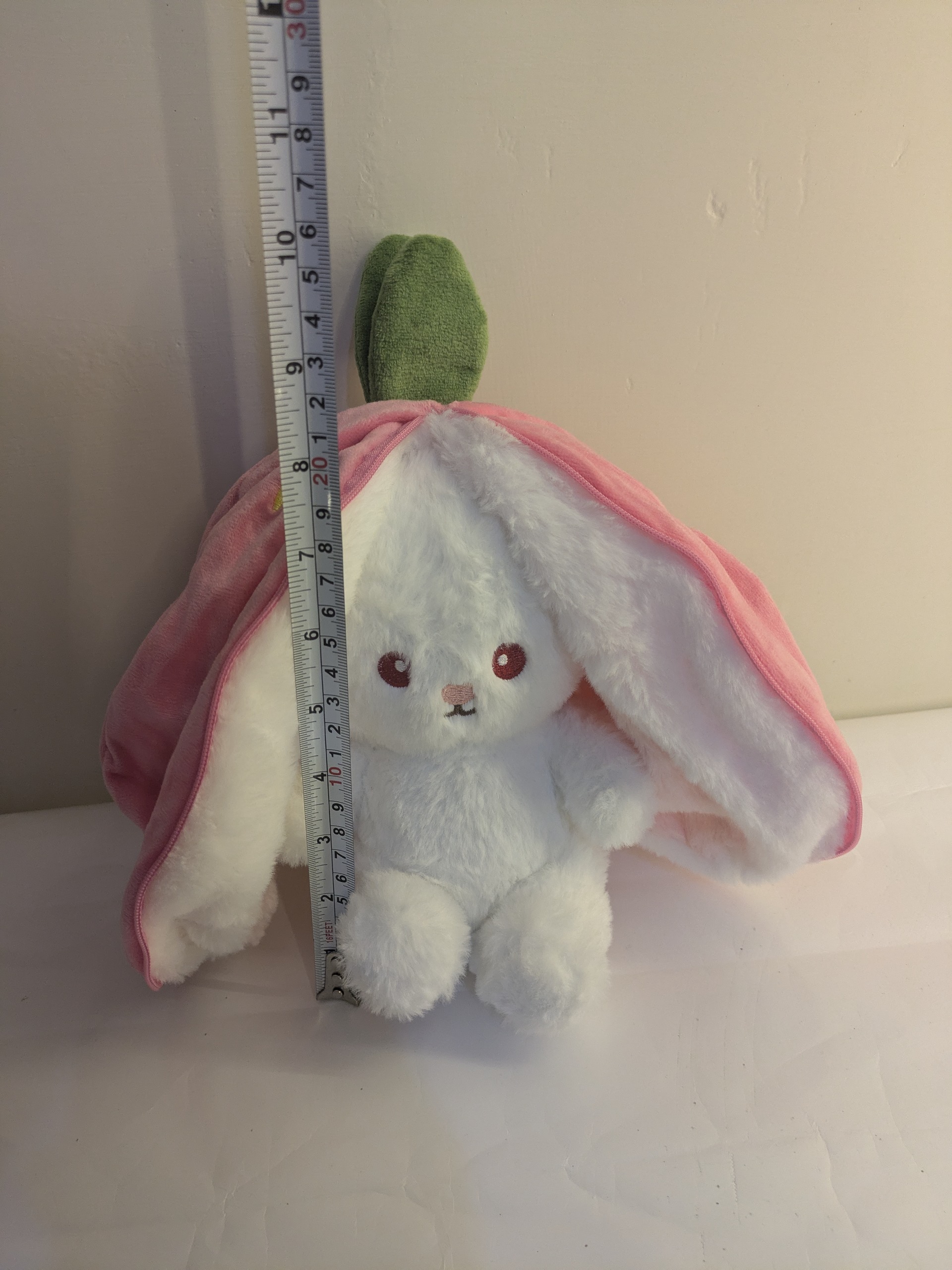 Instagram Viral Reversible Strawberry Bunny Plush | Kawaii 2-in-1 - Image 4