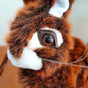 Curious Brown Bunny Stuffed Plush Toy | Soft Fluffy Rabbit Cute Ears