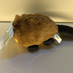 BARK Plush Beaver Squeaky Dog Toy – Super Soft & Interactive