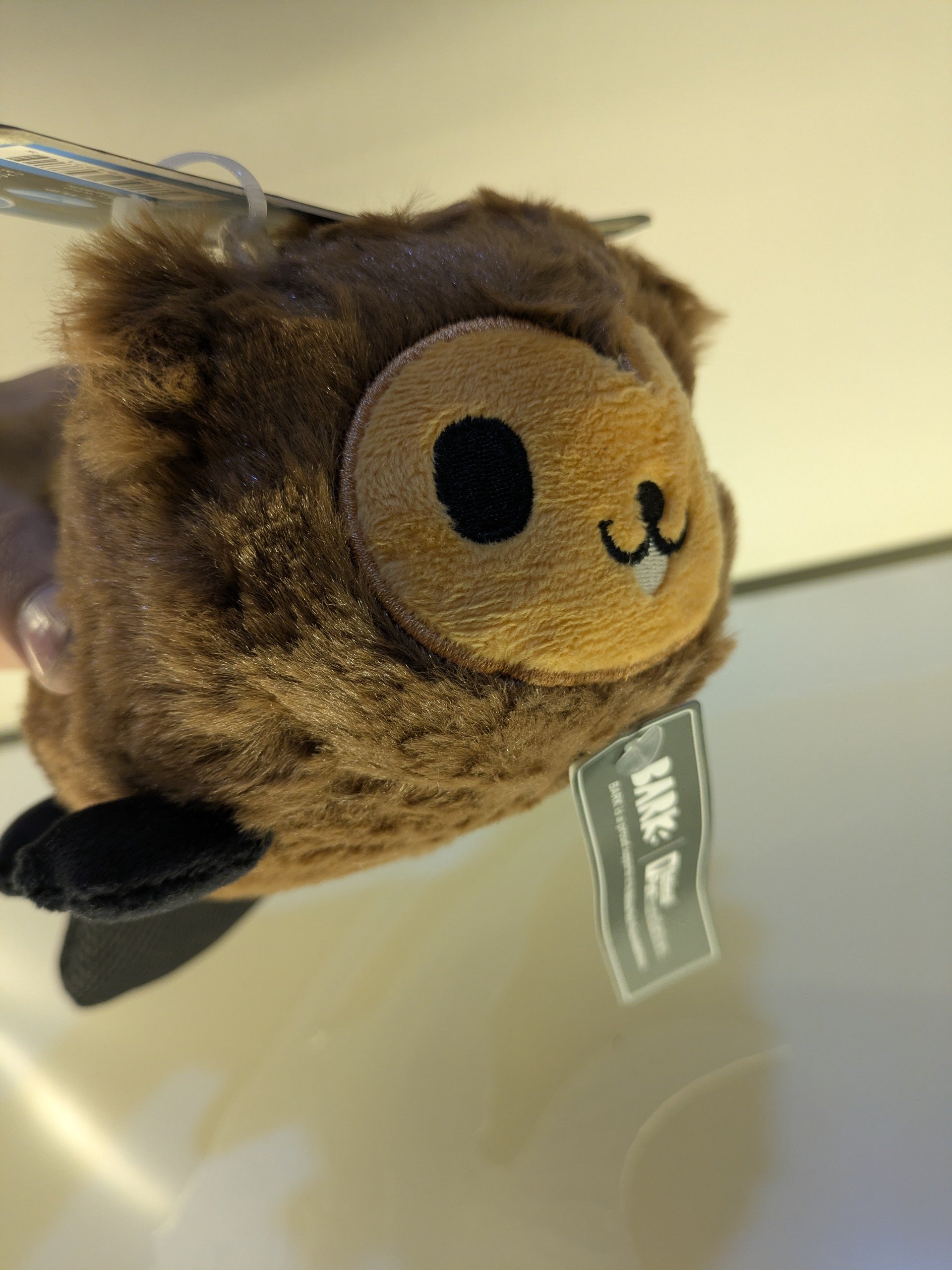 BARK Plush Beaver Squeaky Dog Toy – Super Soft & Interactive - Image 6