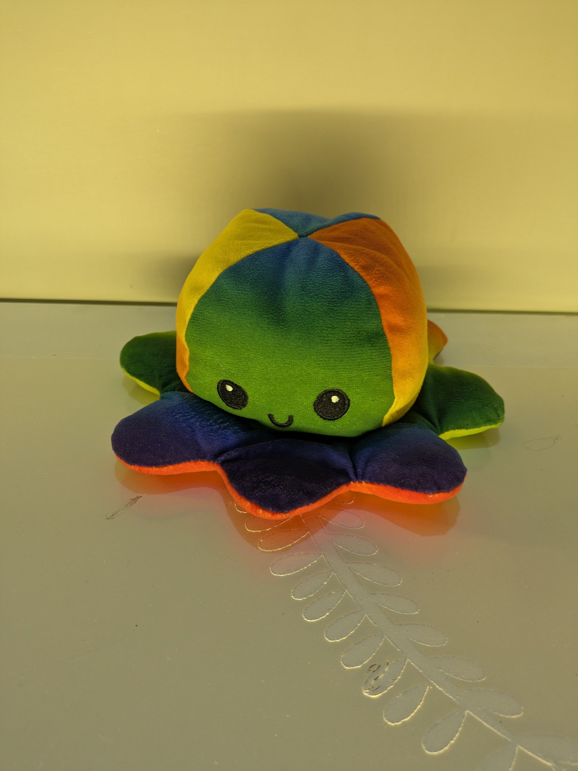 Reversible Octopus Happy/Sad Mood Toy | Multicolor - Image 2