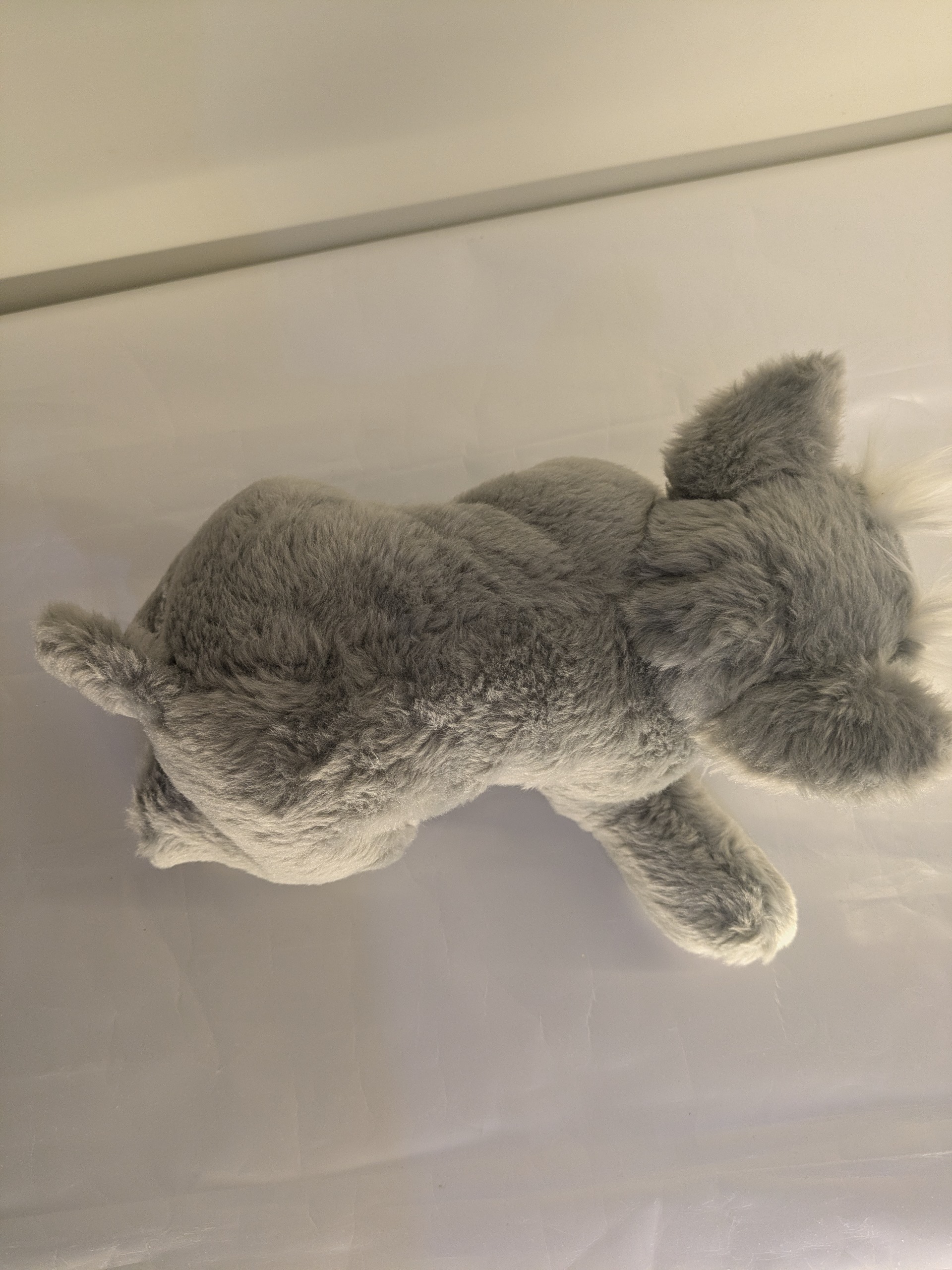 Jellycat Lawrence Schnauzer Plush – Realistic Grey & White Stuffed Dog - Image 3