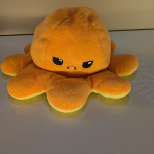 Reversible Octopus Viral Gifting Plush | yellow/orange