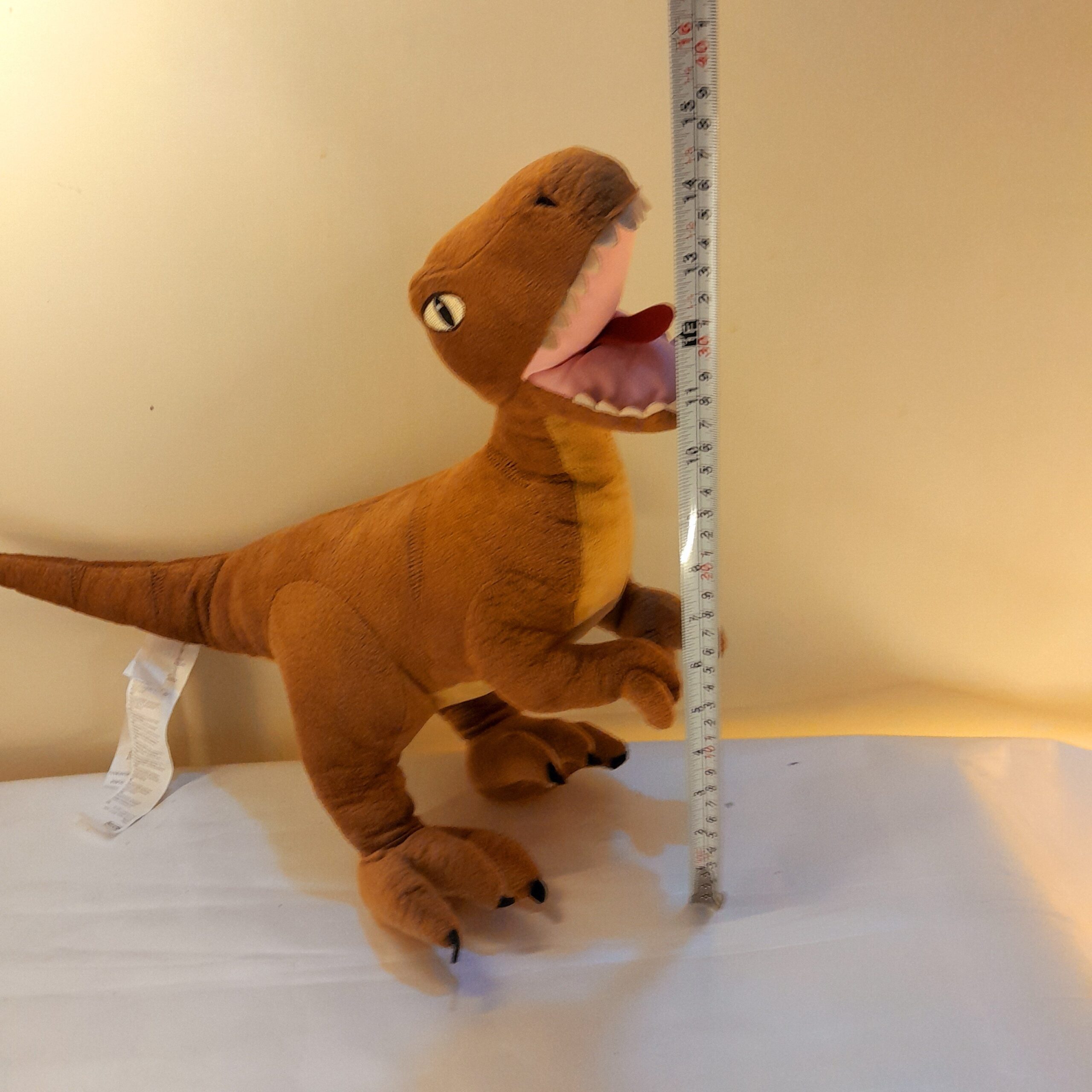 T-Rex Soft Plush Toy – Brown Dinosaur Stuffed Animal Figure - Image 11