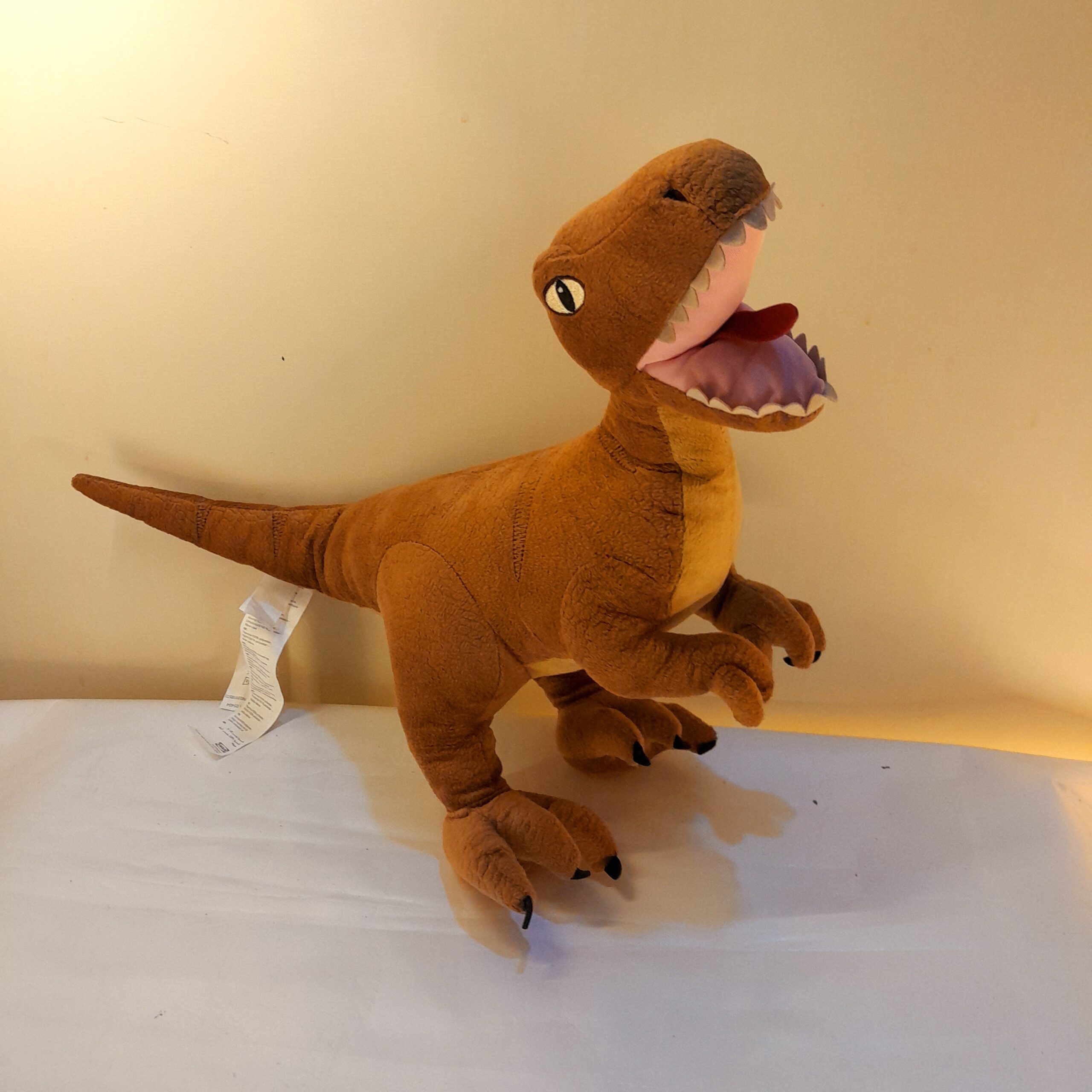 T-Rex Soft Plush Toy – Brown Dinosaur Stuffed Animal Figure