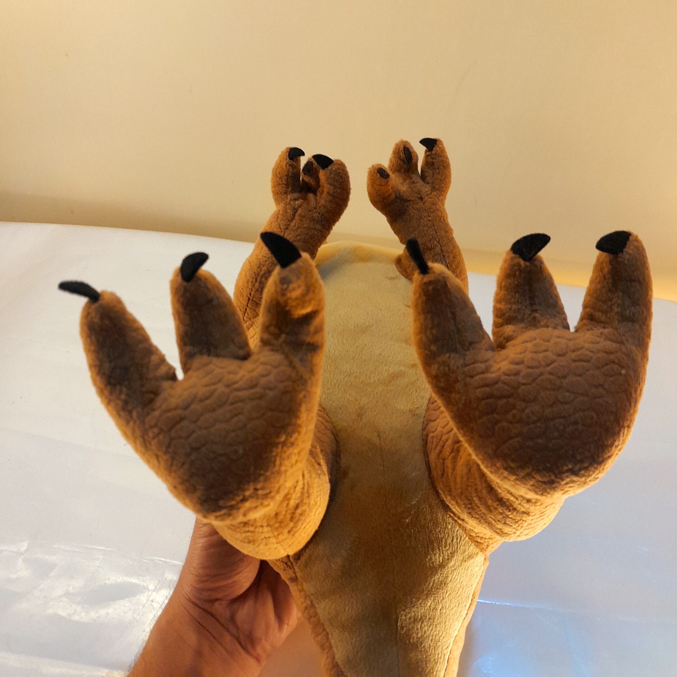 T-Rex Soft Plush Toy – Brown Dinosaur Stuffed Animal Figure - Image 9